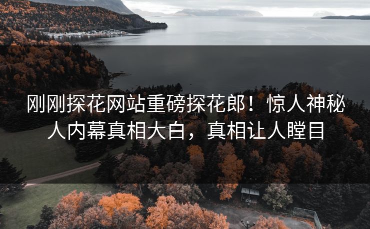 刚刚探花网站重磅探花郎！惊人神秘人内幕真相大白，真相让人瞠目