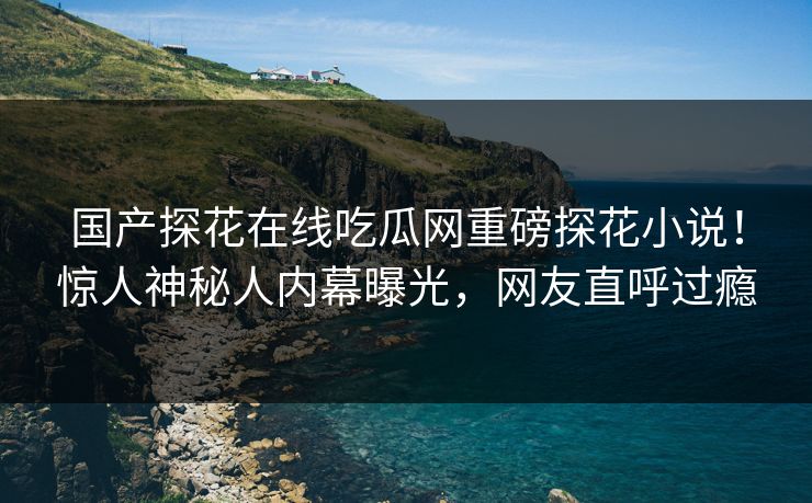 国产探花在线吃瓜网重磅探花小说！惊人神秘人内幕曝光，网友直呼过瘾