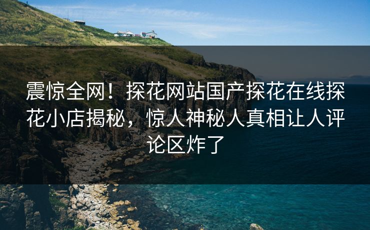 震惊全网！探花网站国产探花在线探花小店揭秘，惊人神秘人真相让人评论区炸了